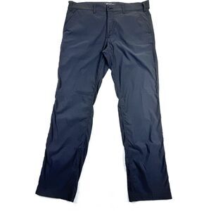 Eddie Bauer Travex Performance‎ Chino Pants Men Gray Hiking Outdoor Nylon 38W.
